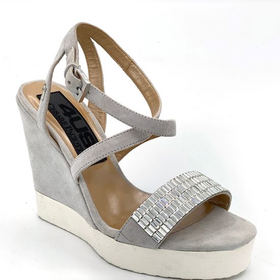 Босоножки Cesare Paciotti замшевые белые - фото 2, 