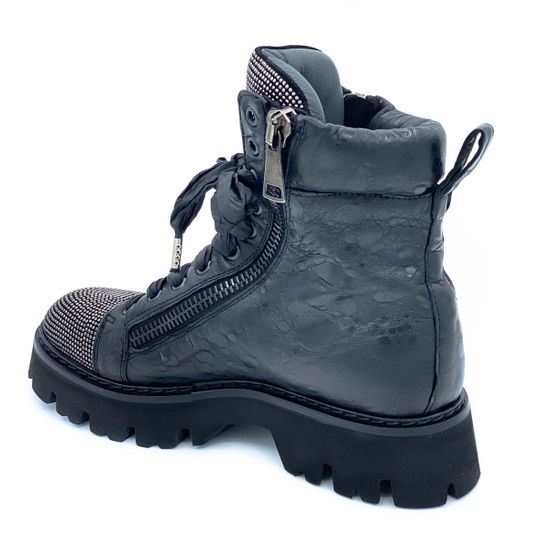 Ботинки Fru.it черные кожаные Байка - фото 3, 7190L FR