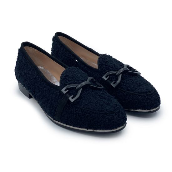 Лоферы Ilasio Renzoni черные текстильные - фото 7, 5271 IR NERO