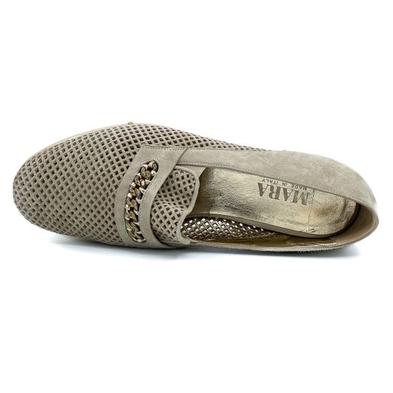 Слипоны Mara бежевые - фото 5, 15 7SHORT MR