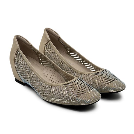 Туфли Francesco V бежевые кожа/замша перфорированные - фото 6, T150 FV BEIGE