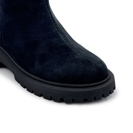 Ботинки CV COVER замшевые на шерсти черные - фото 6, 708-225-3 COV