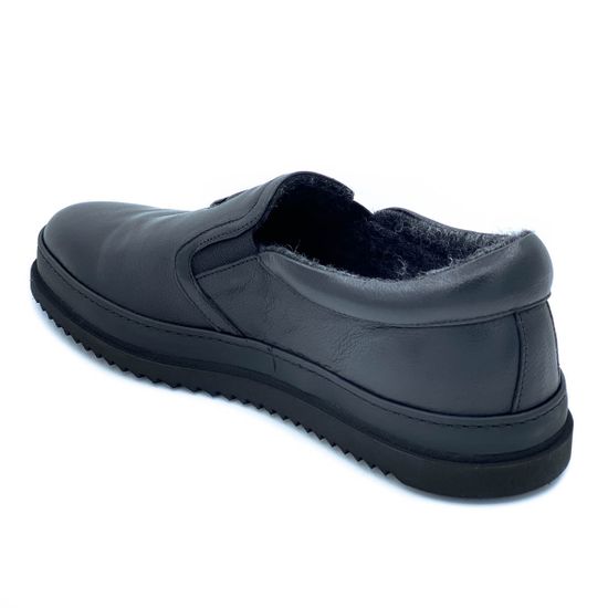 Ботинки Giampieronicola черные кожаные утеплитель - шерсть - фото 3, 