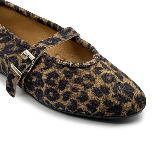 Туфли MIMMU леопардовый принт кожаные - фото 6, M724M1INT MIM LEO