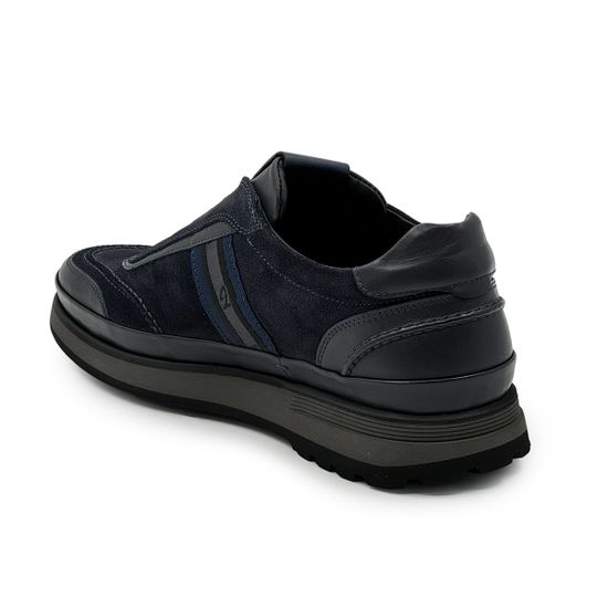 Кроссовки GIAMPIERONICOLA синие замша/кожа демисезонные - фото 3, Y338150 GPN