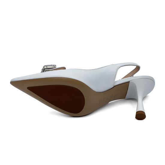 Туфли летние TiffI кожаные белые - фото 4, G50/70G TI BIANCO