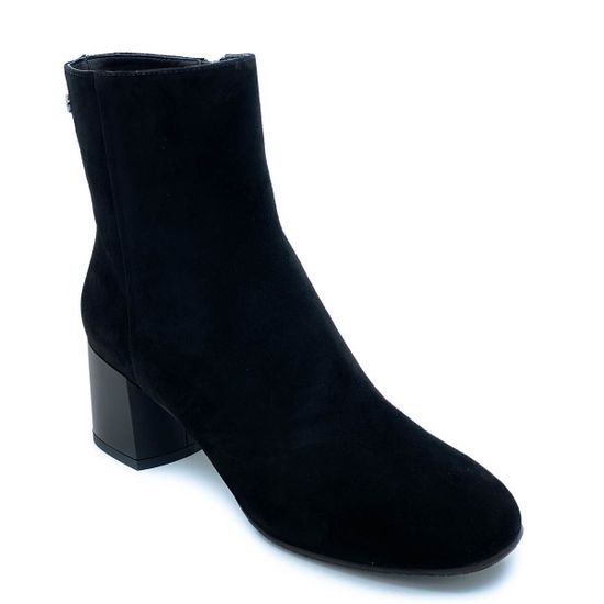 Ботильоны Cover черные замшевые Байка - фото 2, 4491143-1 COV