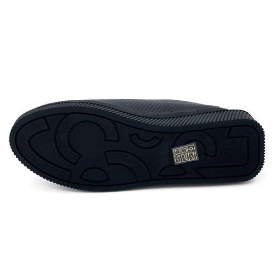 Полуботинки Lab Milano черные кожаные с перфорацией и шнурочками - фото 4, 