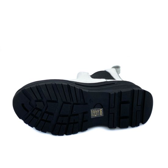 Ботинки Mimmu белые кожаные Байка - фото 4, D144E7 MIM BIANCO