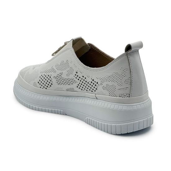 Кеды LAB MILANO белые кожаные - фото 3, G352634 LAB BIANCO