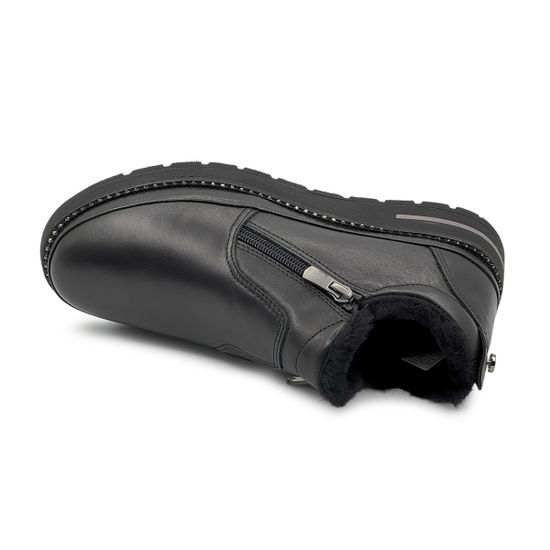 Полуботинки LAB MILANO черные кожаные на меху - фото 5, 0452617 LAB NERO