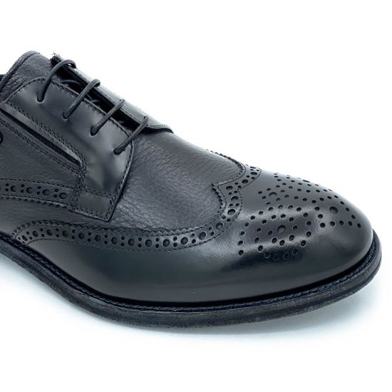 Ботинки Giampieronicola черные кожаные демисезонные - фото 6, 42702A GPN NERO