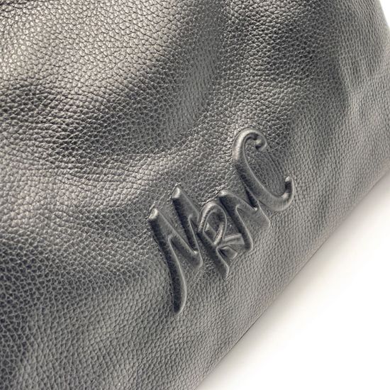 Сумка Marina Creazioni черная кожаная - фото 4, 