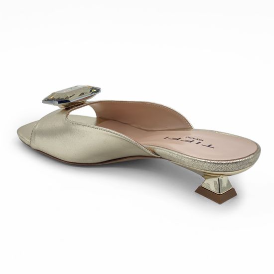 Мюли Tiffi лакированные золотого цвета - фото 3, Q22/30M TI ORO