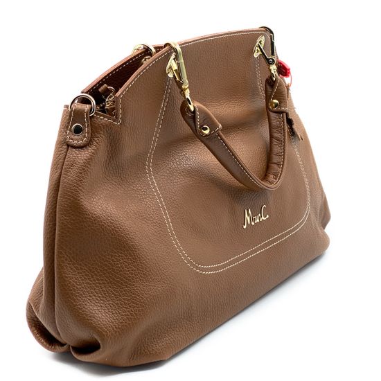 Сумка Marina Creazioni коричневая кожаная - фото 2, 