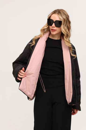 Куртка Tuffoni пудровая-черная - фото 6, 