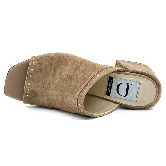 Сабо DiGiada бежевые замшевые - фото 5, 1002 GIA