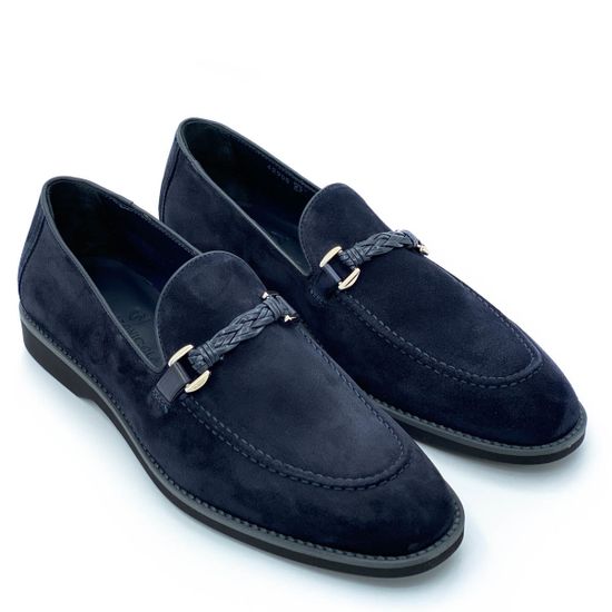 Лоферы Giampieronicola синие замшевые - фото 7, 