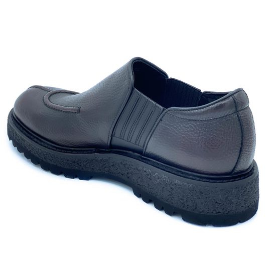 Ботинки Giampieronicola темно-бордовые кожаные демисезонные - фото 3, D41114 GPN BORDO