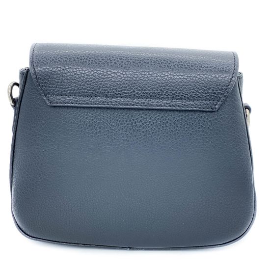 Клатч Di Gregorio черный кожаный - фото 3, 