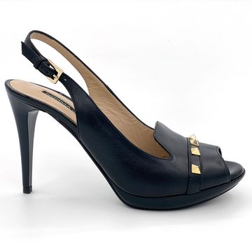 Босоножки Norma J. Baker кожаные черные - фото 1, 7095E5B NJ