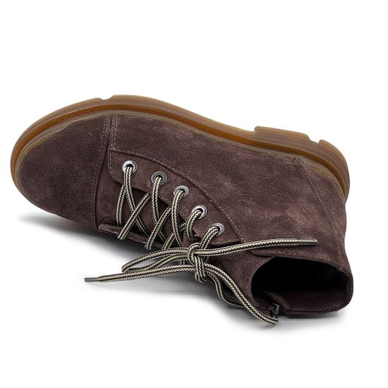 Ботинки CV COVER коричневые замшевые на шерсти - фото 5, 78229-3 COV