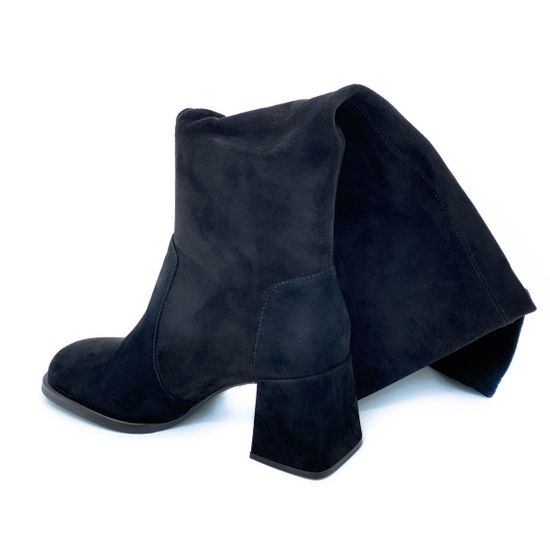 Сапоги Tuffoni черные замшевые Байка - фото 3, 