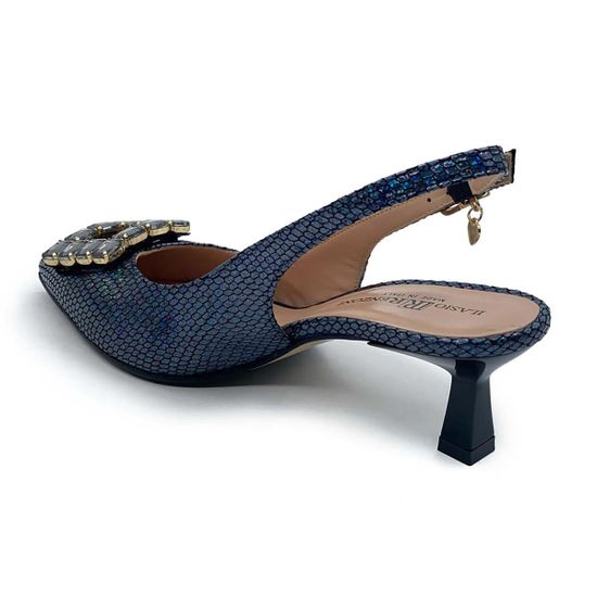 Туфли открытые Ilasio Renzoni черные кожаные - фото 3, 6794 IR NERO