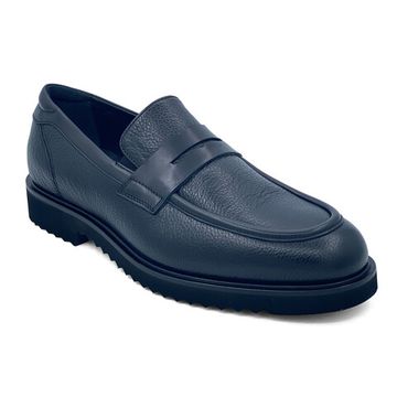 Лоферы Giampieronicola черные кожаные демисезонные - фото 2, S43907 GPN