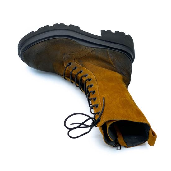 Ботинки Fru.it коричневые замшевые Байка - фото 5, 7682L FR