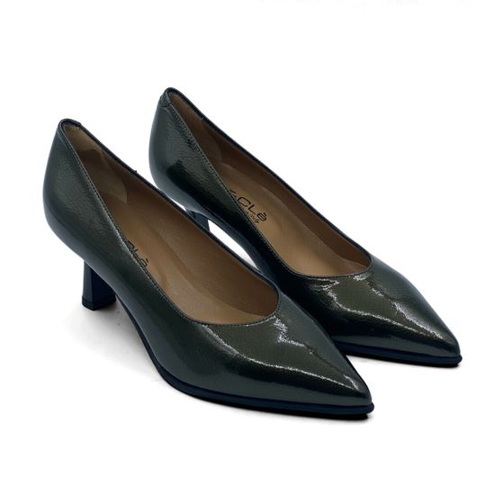 Туфли MOTCLE наплак зеленый(сталь) - фото 9, MOT2415 MOT FANGO