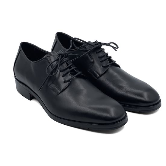 Туфли Дерби Mario Bruni кожаные черные - фото 7, 63599  MB