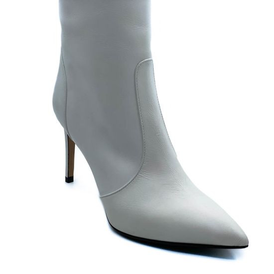 Сапоги Tiffi белые кожаные демисезонные - фото 5, N658/80DR TI BIANCO