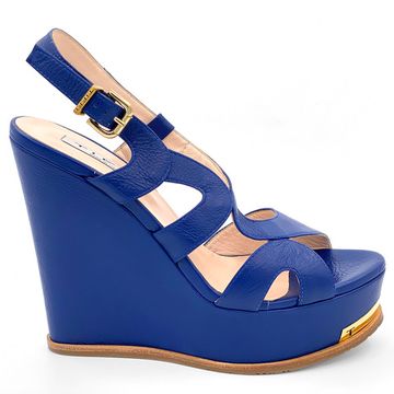 Босоножки Tiffi синие кожаные - фото 1, 453/Z90G TI BLU