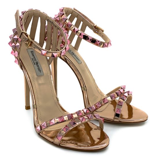 Босоножки Gianni Renzi золотые - фото 7, 1175 GR