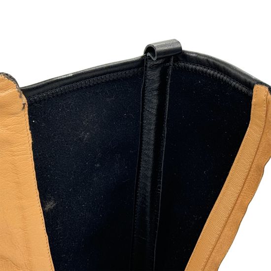 Сапоги MOTCLE черные кожаные евромех - фото 8, MOT2457M MOT