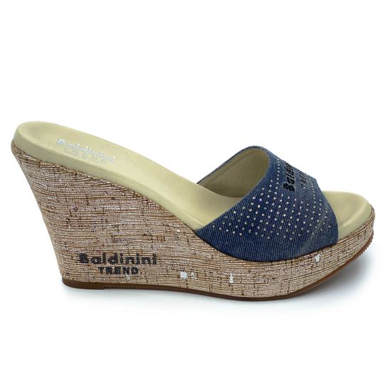 Сабо Baldinini синие джинсовые - фото 1, 