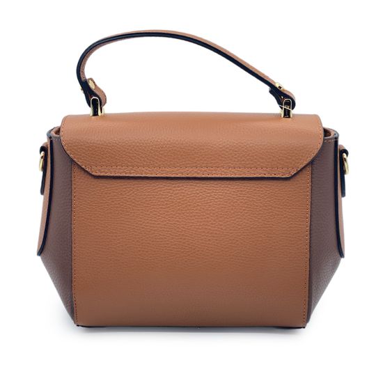 Сумка Di Gregorio рыжая кожаная - фото 3, 