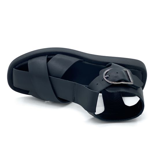 Сандалии Tuffoni кожаные черные - фото 5, 5223043LL TUF