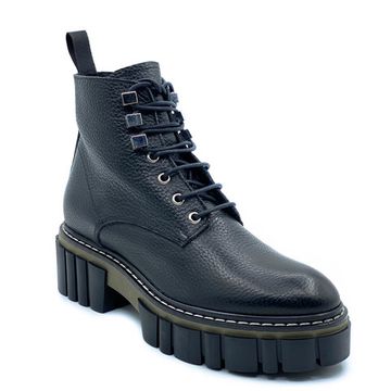 Ботинки Mimmu черные кожаные Байка - фото 2, E502E7 MIM NAPPA