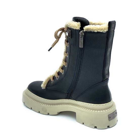 Ботинки Ilasio Renzoni черные кожаные Байка - фото 3, 3761 IR