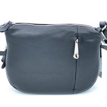 Сумка Di Gregorio черная кожаная - фото 1, 755 DG NERO