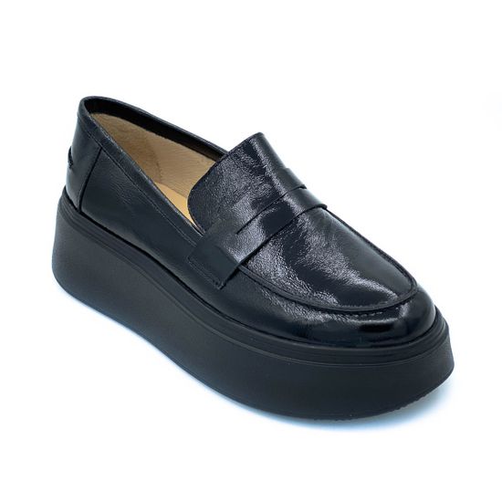 Лоферы Cover черные наплак - фото 2, 170802 COV