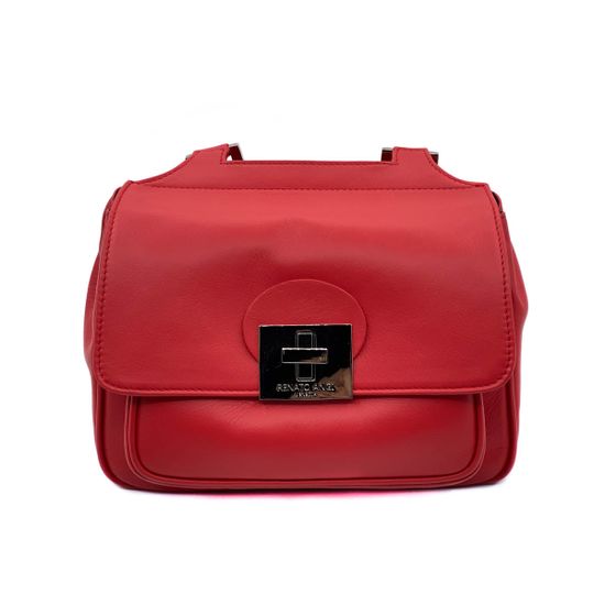 Сумка Renato Angi красная кожаная - фото 1, 2701281 RA ROSSO