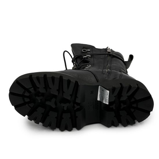 Ботинки берцы FRU.IT черные кожаные на байке - фото 4, 8995L FR