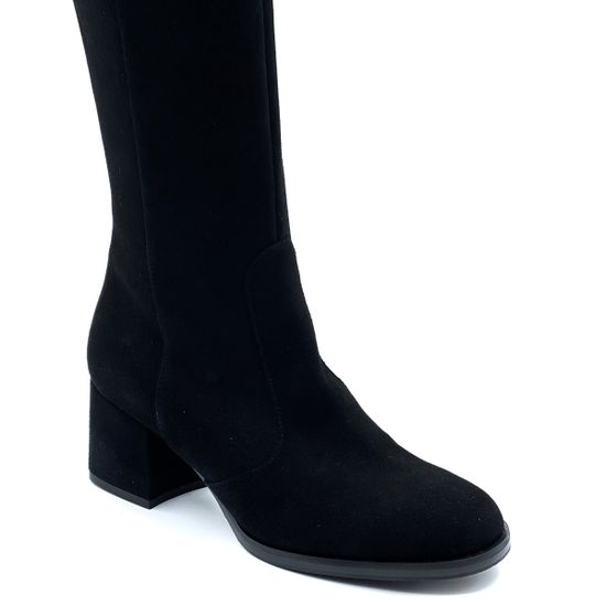 Ботфорты Rosso Nero черные замшевые демисезонные - фото 5, 4080 RN 50