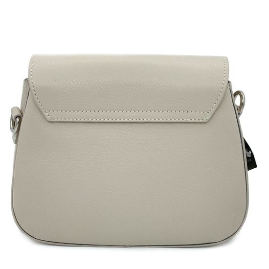 Клатч Di Gregorio бежевый кожаный - фото 3, 