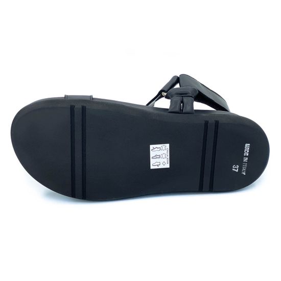 Босоножки Nila&amp;Nila черные кожаные - фото 4, ROE302 NIL