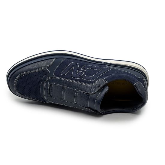 Кроссовки GIAMPIERONICOLA синие кожаные демисезонные - фото 5, M338161A GPN BLU