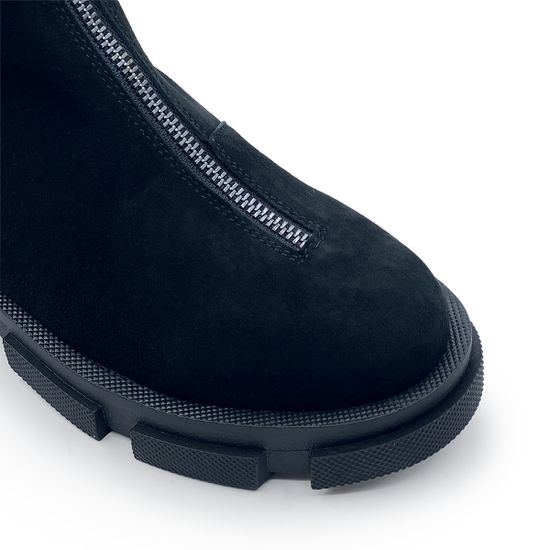 Ботинки CVCOVER черные замшевые на байке - фото 6, 29021-1 COV